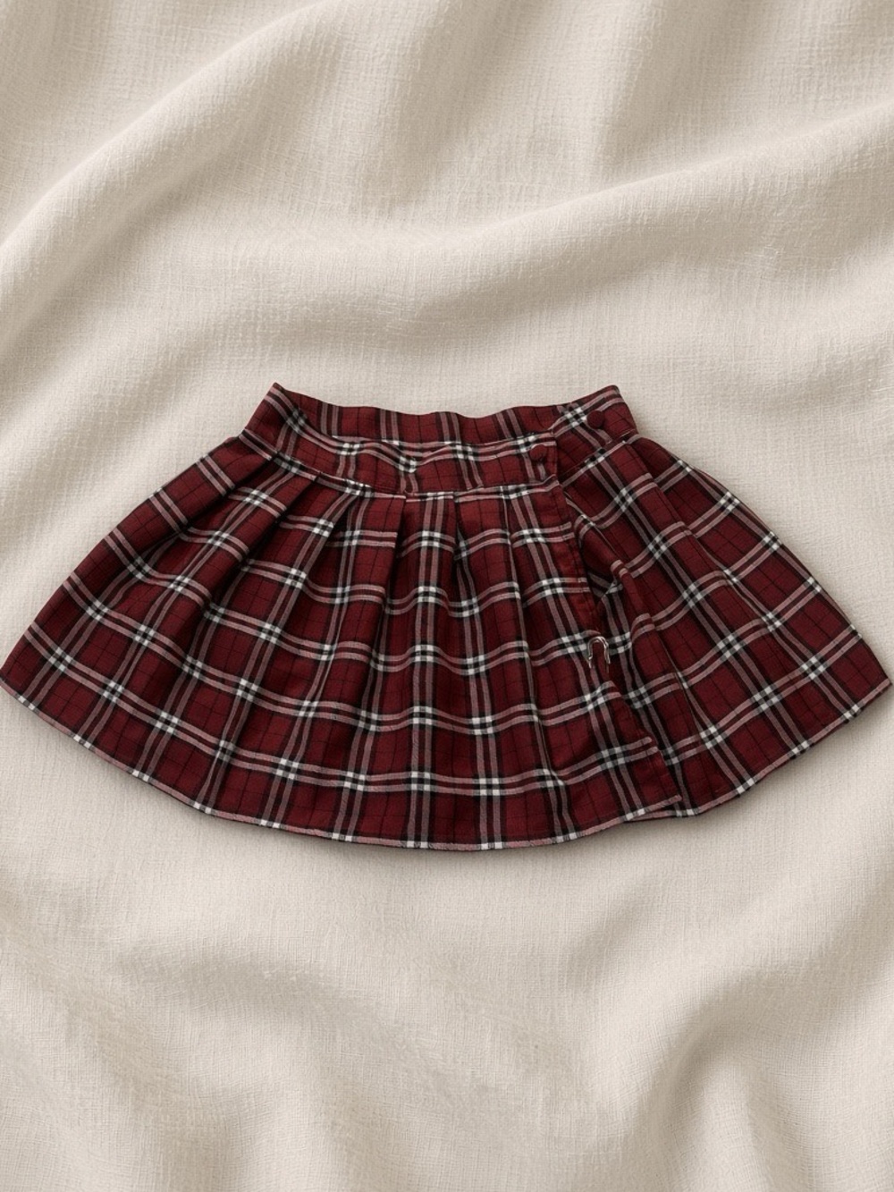 Spirit Red Plaid Skirt